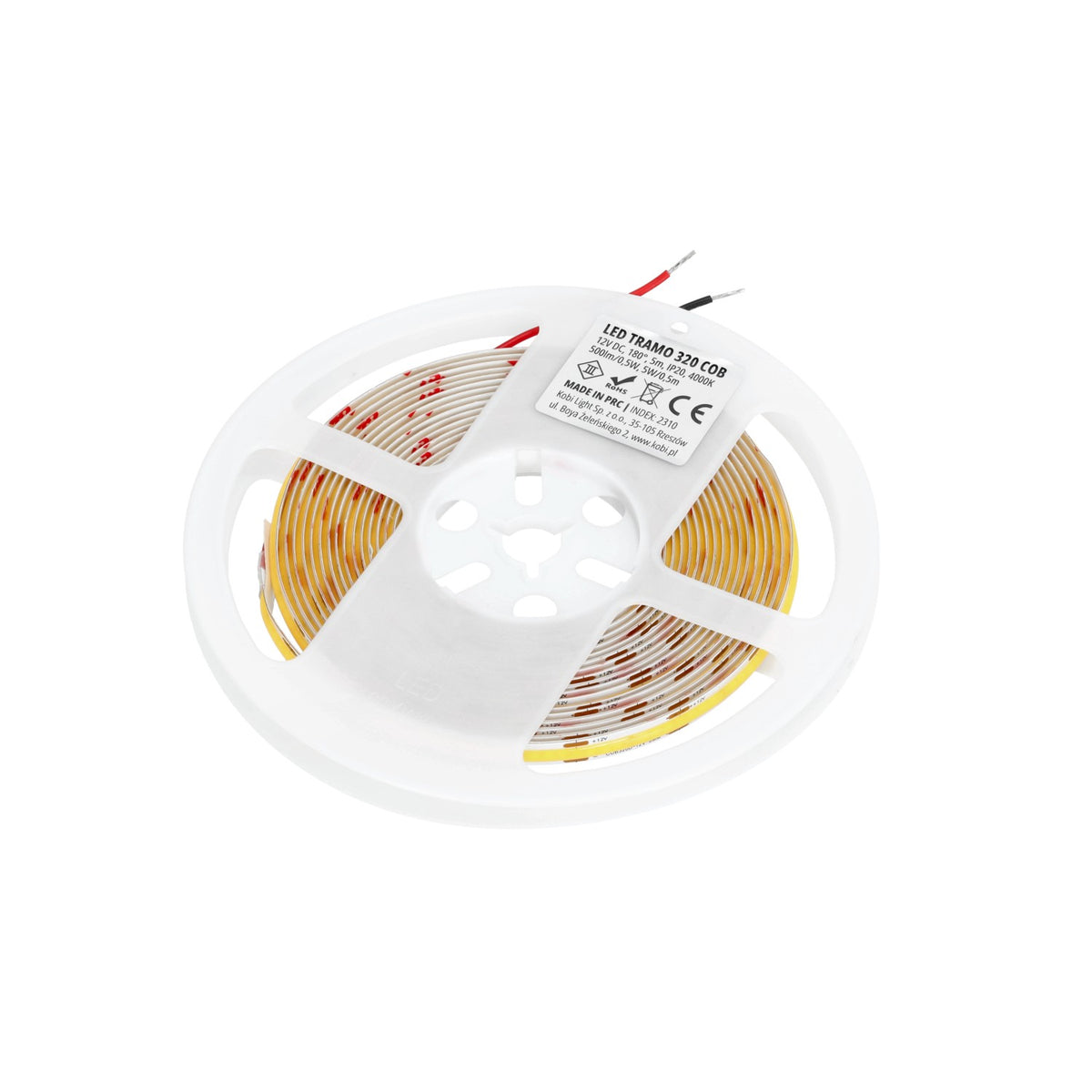 Bandă LED 5m 0.5W/m 4000K IP20 TRAMO, Kobi