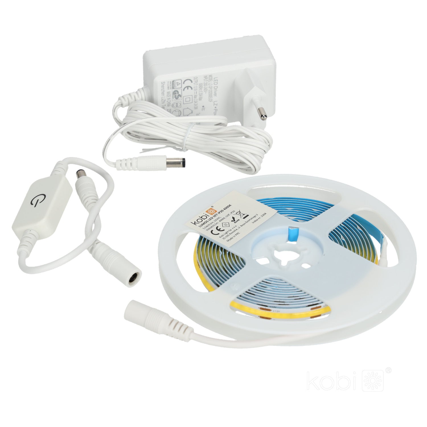 Set bandă LED 3m 25W 4000K IP20 LUMOS, Kobi