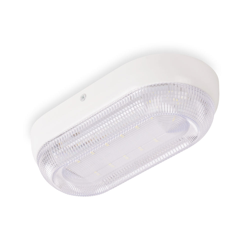 Lampă BAT LED prismatică ovală 16W 6500K IP54