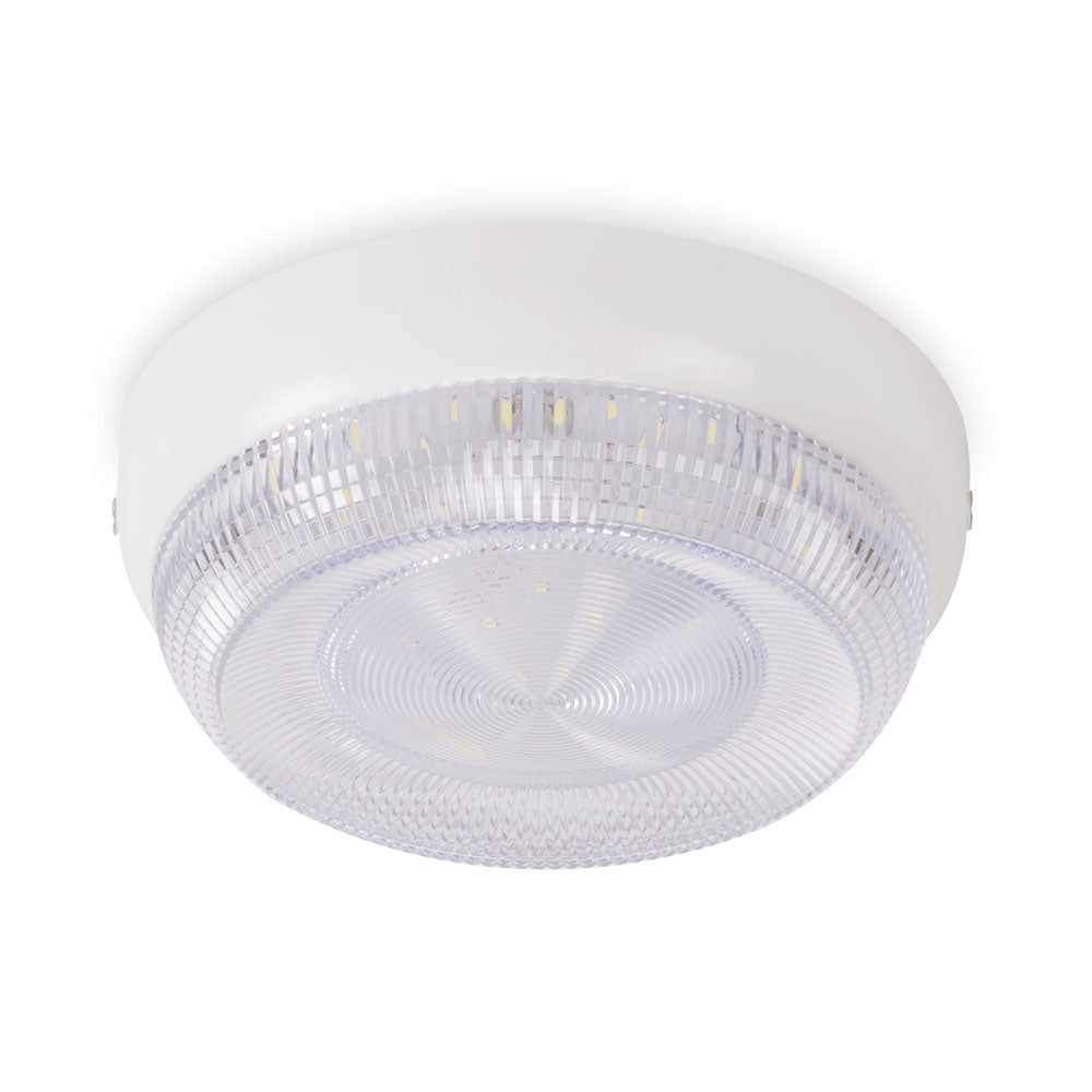 Lampă BAT LED prismatică rotundă 16W 6500K IP54, Homelight