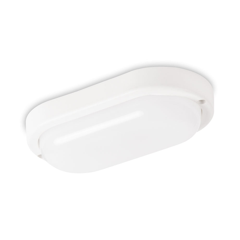Lampă BAT LED opal ovală 12W 6500K IP54, Homelight