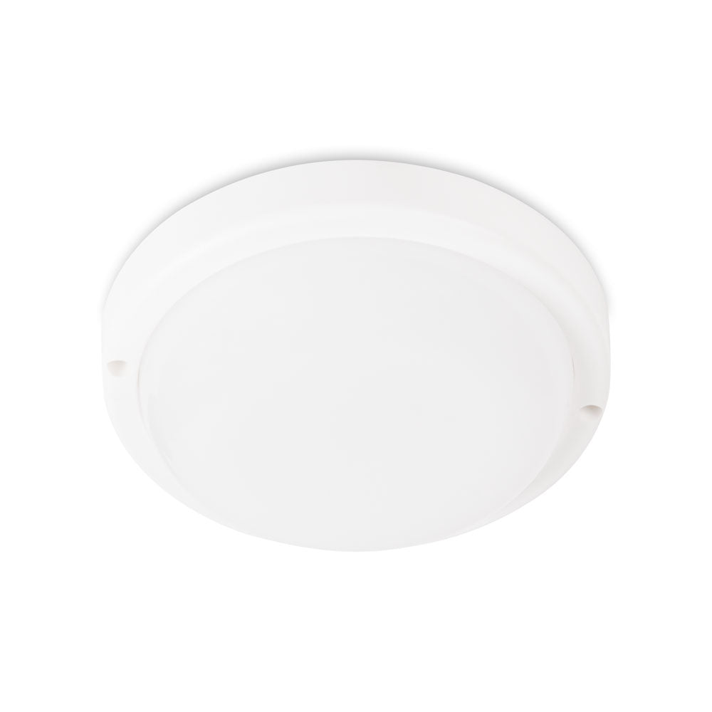 Lampă BAT LED opal rotundă 12W 6500K IP54, Homelight