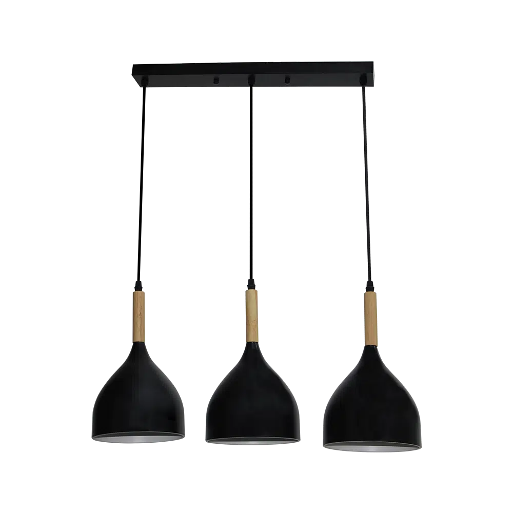 Pendul 3xE27 IP20 negru Player, Erste