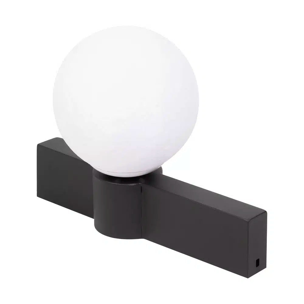 Aplică 1xE27 IP20 negru+alb Glace, Erste