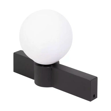 Aplică 1xE27 IP20 negru+alb Glace, Erste