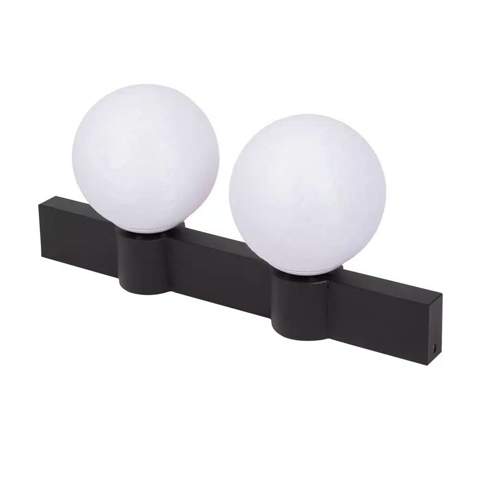 Plafonieră 2xE27 IP20 negru+alb Glace, Erste