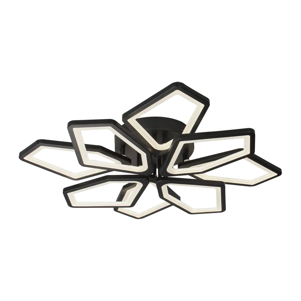 Plafonieră LED 110W 3CCT negru IP20 Maxi, Erste