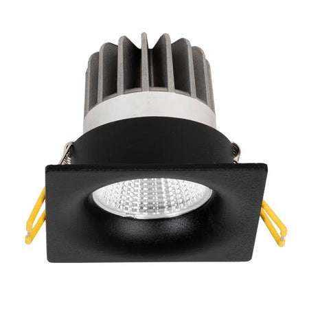 Spot LED pătrat 8W 4000K IP44 negru Sumota Mini, Metsan