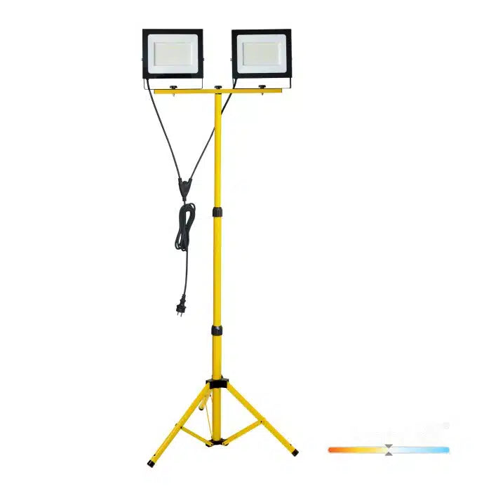 Proiector LED trepied 2x100W 4000k TIGRA, Kobi