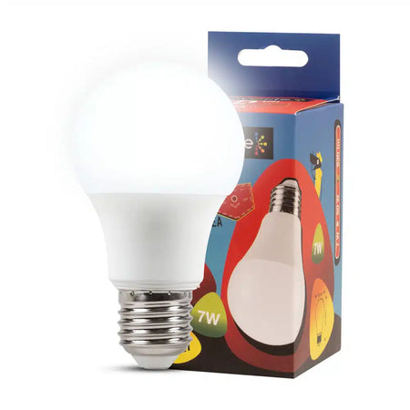Bec LED 7W A60 E27 6400K (lumină rece), Novelite