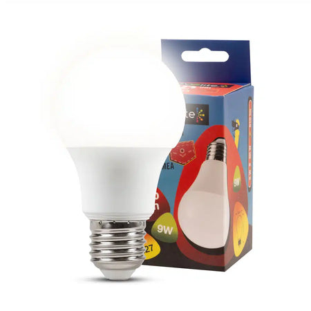 Bec LED 9W A60 E27 3000K (lumină caldă), Novelite
