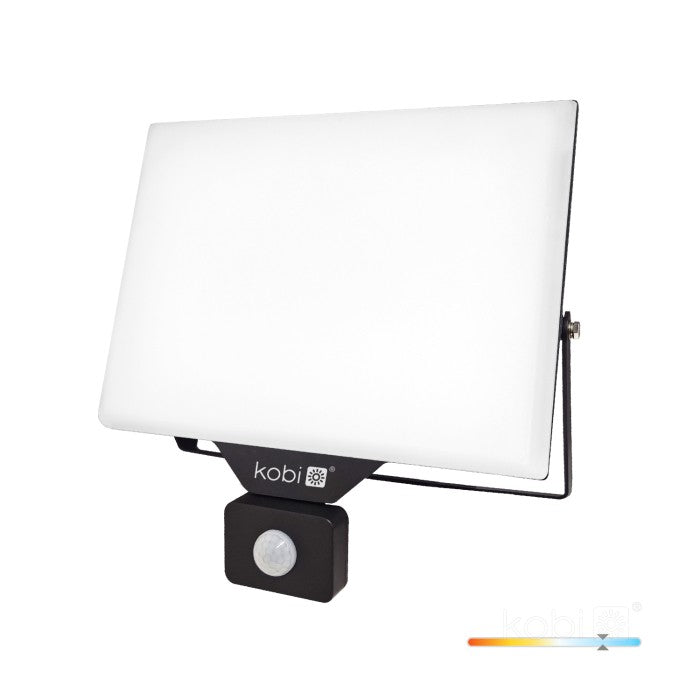 Proiector LED 100W 6000K cu senzor DELYO MHNC, Kobi