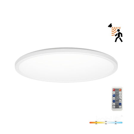 Plafonieră LED 18W 3CCT LX IP54 alb NIVERA CIRCLE, Kobi