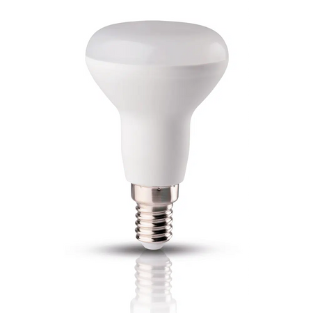 Bec LED, spot R50, putere: 5W, E14, 3000K (lumină caldă)