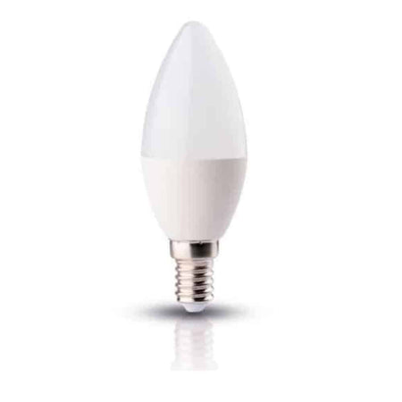 Bec LED, lumânare, putere: 5W, E14, 3000K (lumină caldă)