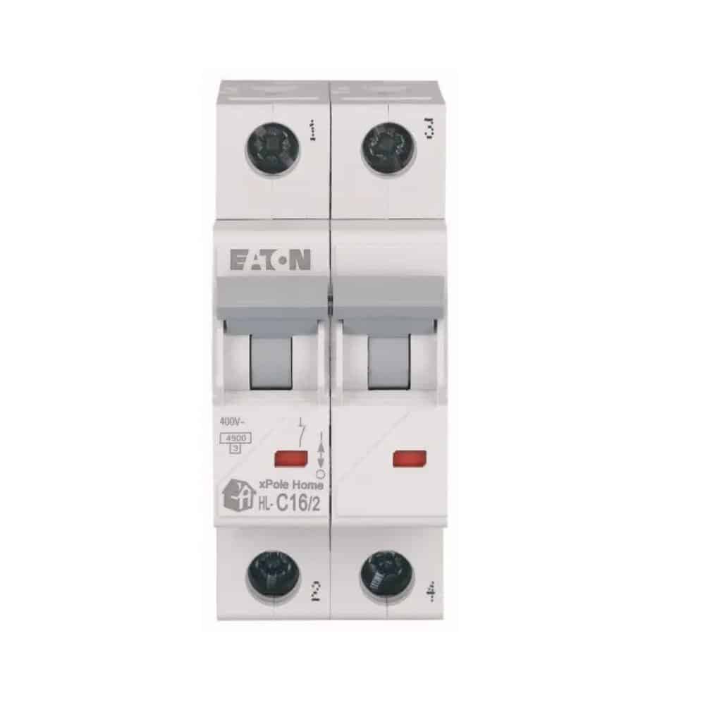 Siguranță automată 16A 2P C 4.5kA, Eaton HL-C16/2