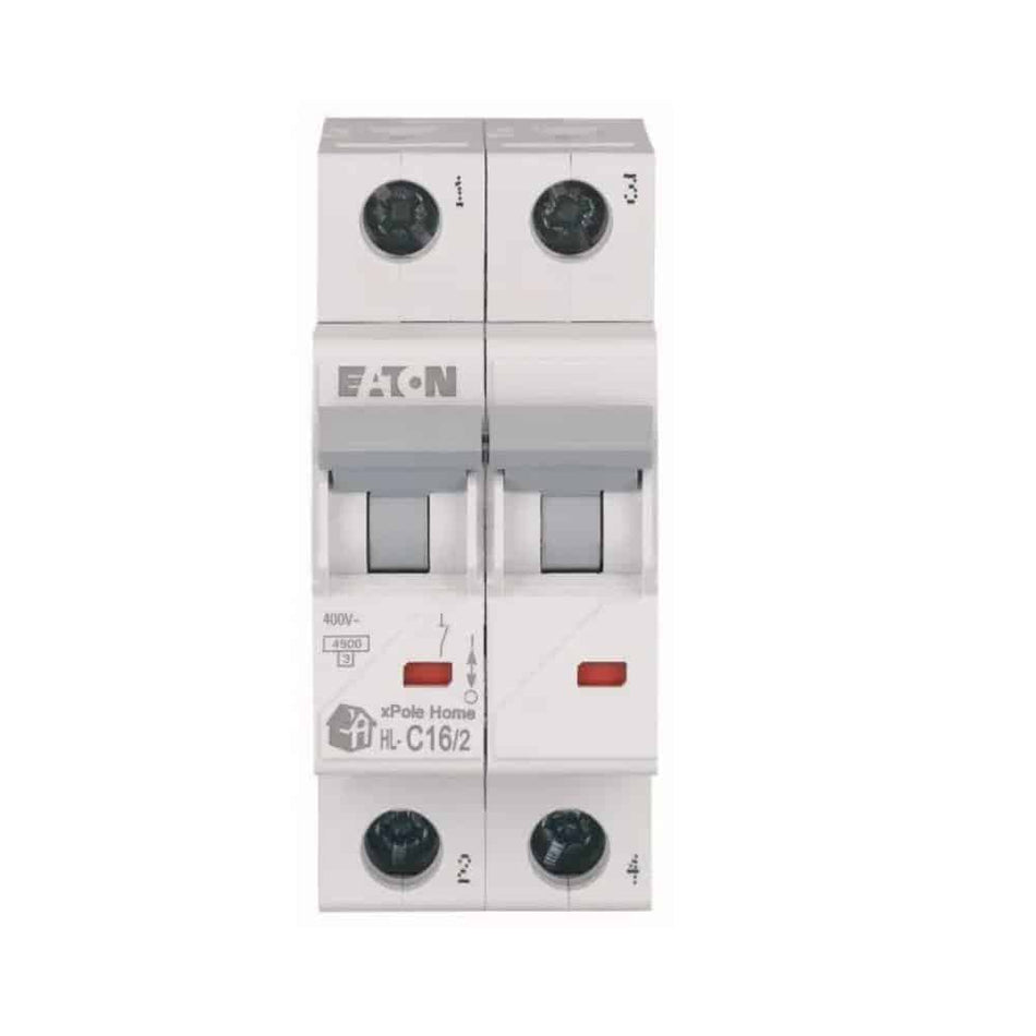 Siguranță automată 16A 2P C 4.5kA, Eaton HL-C16/2