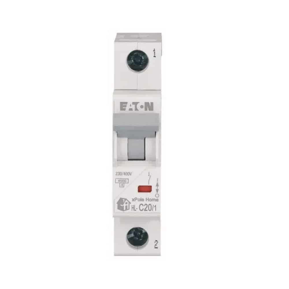 Siguranță automată 20A 1P C 4.5kA, Eaton HL-C20/1