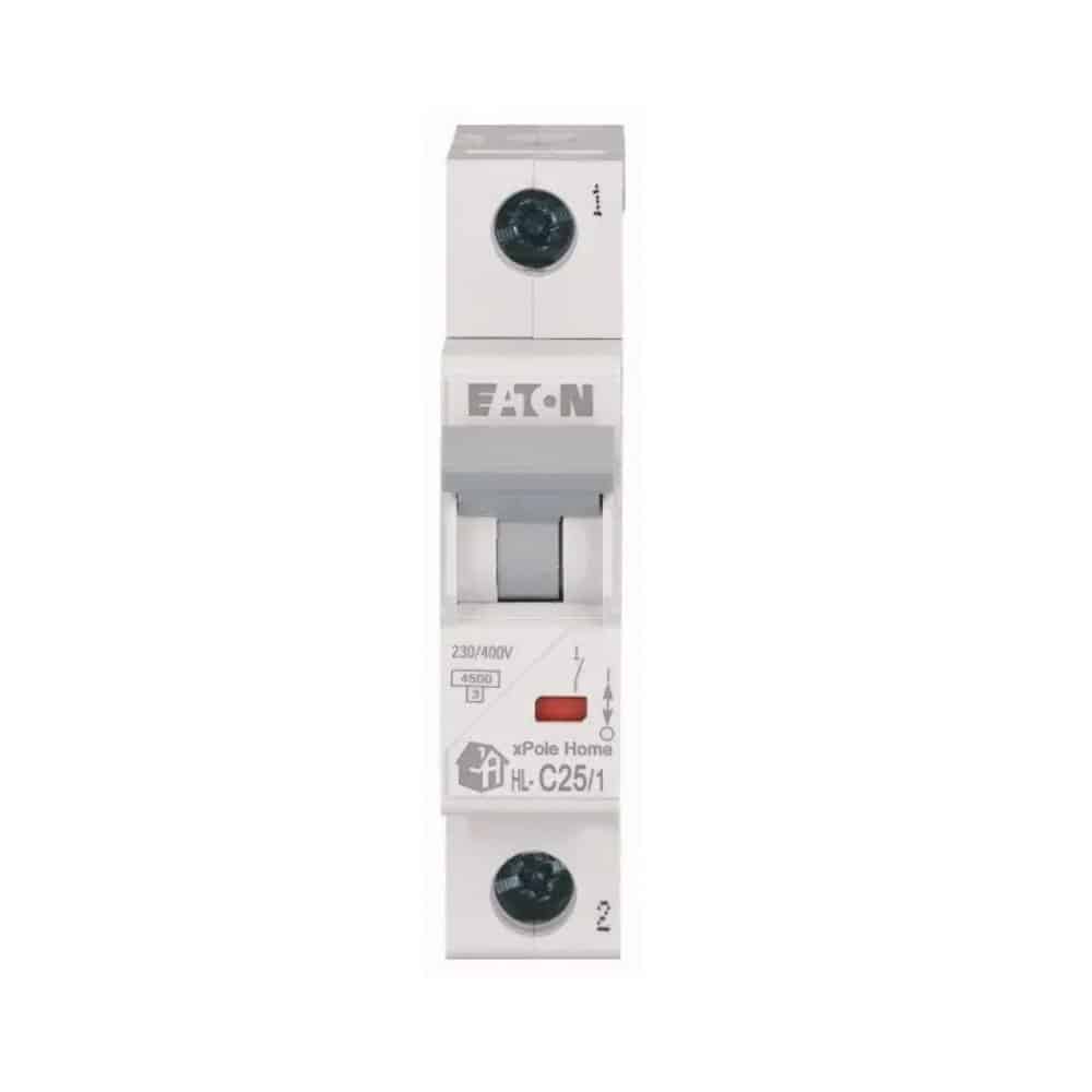 Siguranță automată 25A 1P C 4.5kA, Eaton HL-C25/1