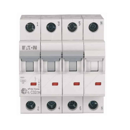 Siguranță automată 32A 3PN C 4.5kA, Eaton HL-C32/3N