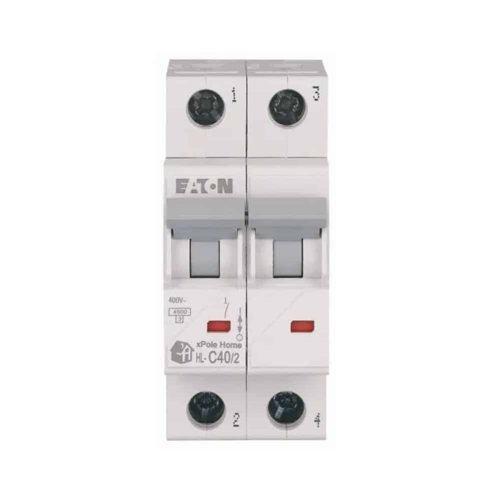 Siguranță automată 40A 2P C 4.5kA, Eaton HL-C40/2
