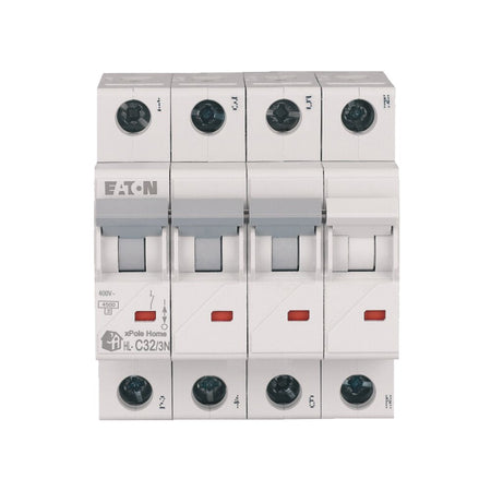 Siguranță automată 40A 3PN C 4.5kA, Eaton HL-C40/3N