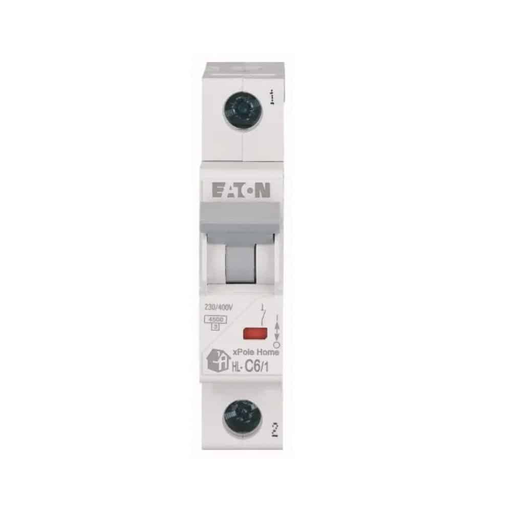 Siguranță automată 6A 1P C 4.5kA, Eaton HL-C6/1