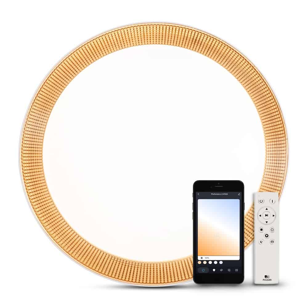 Plafoniera LED SMART Pulsar-Gold Ring
