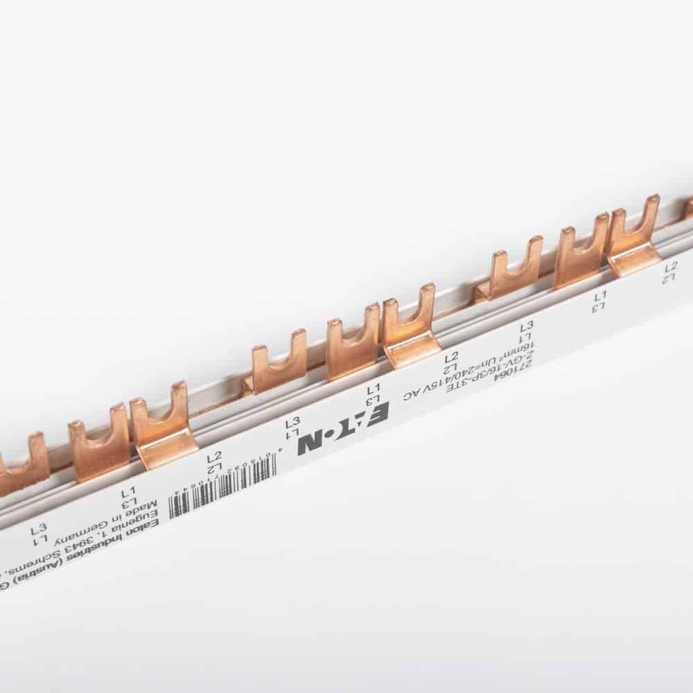 Bară tripolară furcă 80A, Eaton Z-GV-16/3P-3TE