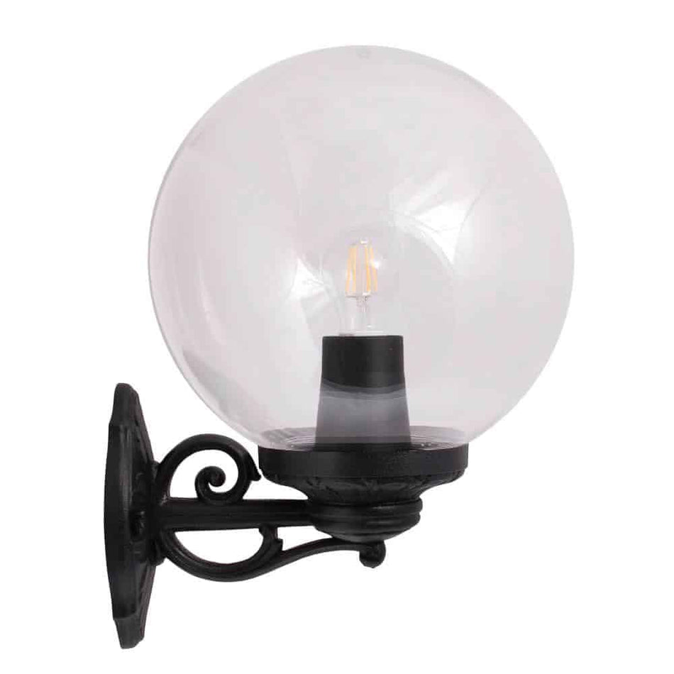 Aplică BISSO 1XE27 negru IP55