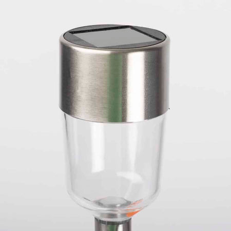 Lampă solară LED BLOW crom SET48