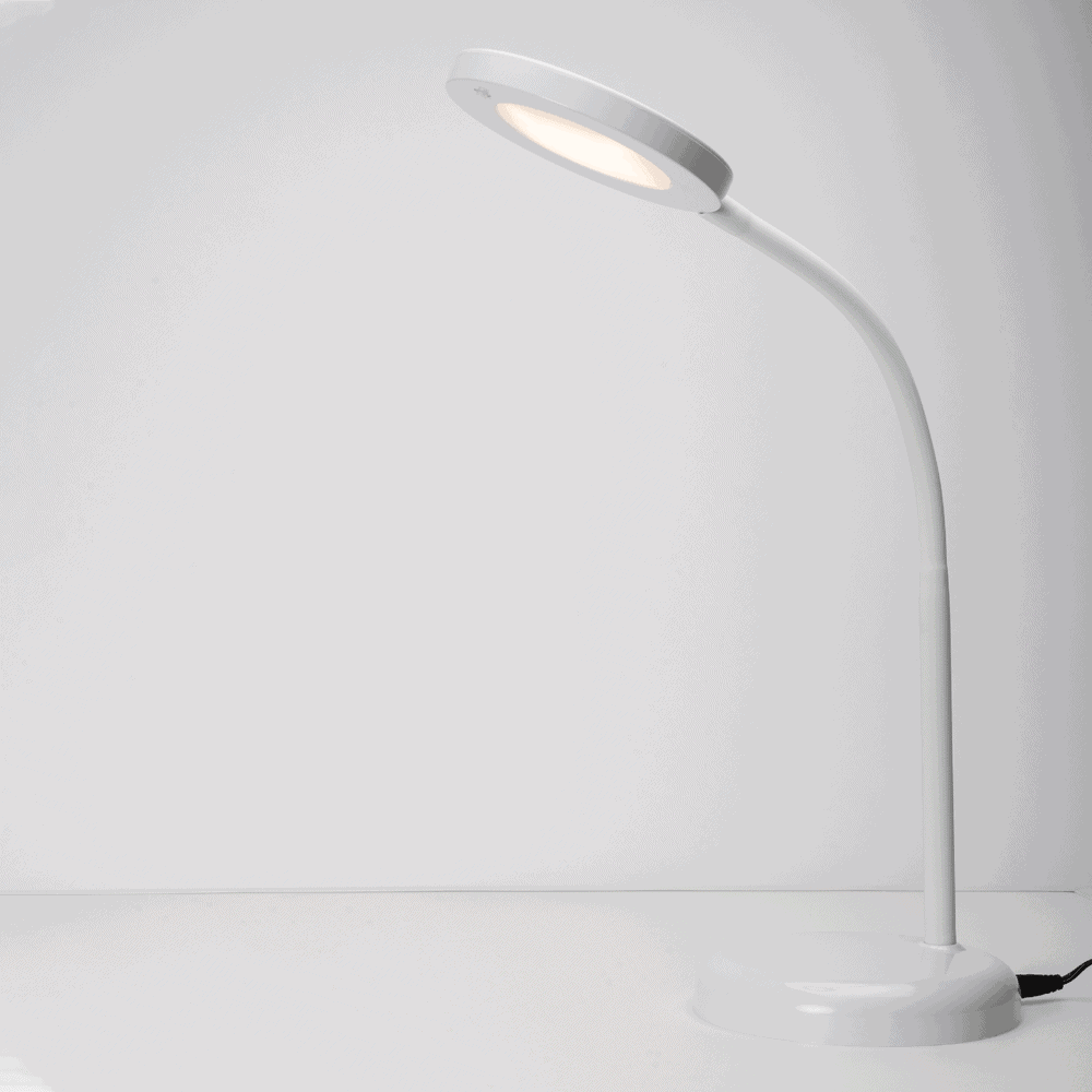 Lampă birou LED NEW RONDO alb 7W 3000K