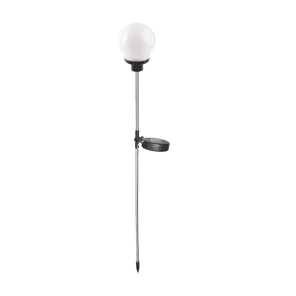 Lampă solară LED BLANCO alb+crom 10X10X84cm