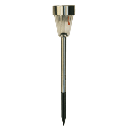 Lampă solară LED PRISMA crom 7.5X7.5X40cm SET12
