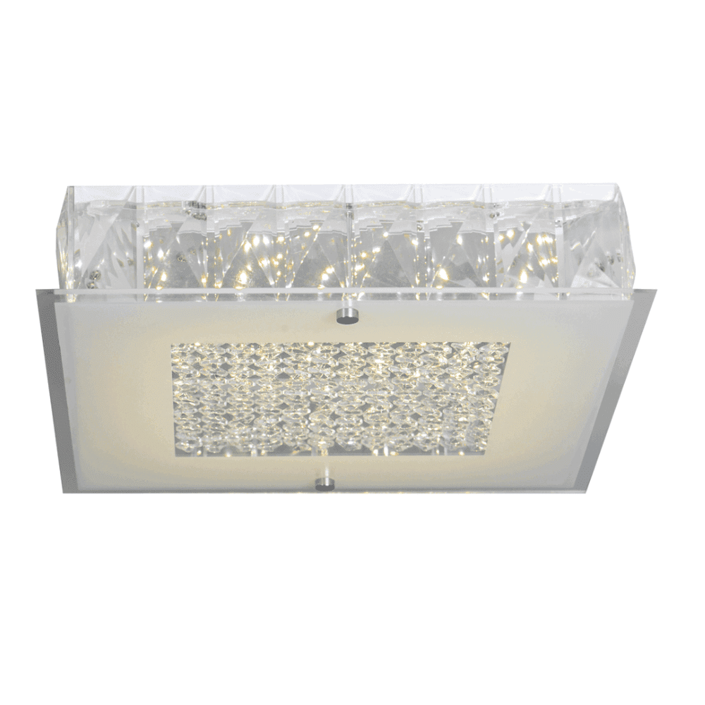 Plafonieră LED PRISMO crom 18W 1420lm 300X300mm
