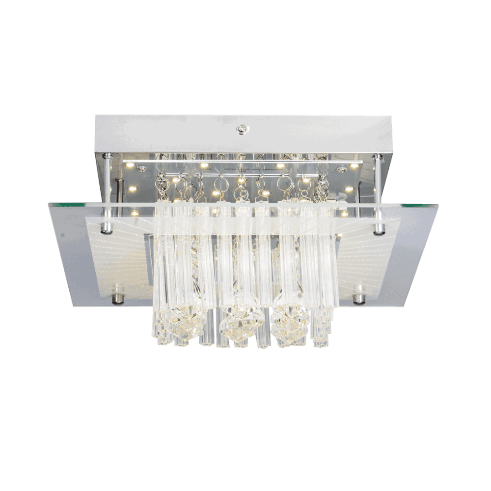 Plafonieră LED PRISMO 2 crom 12W 960lm 280mm