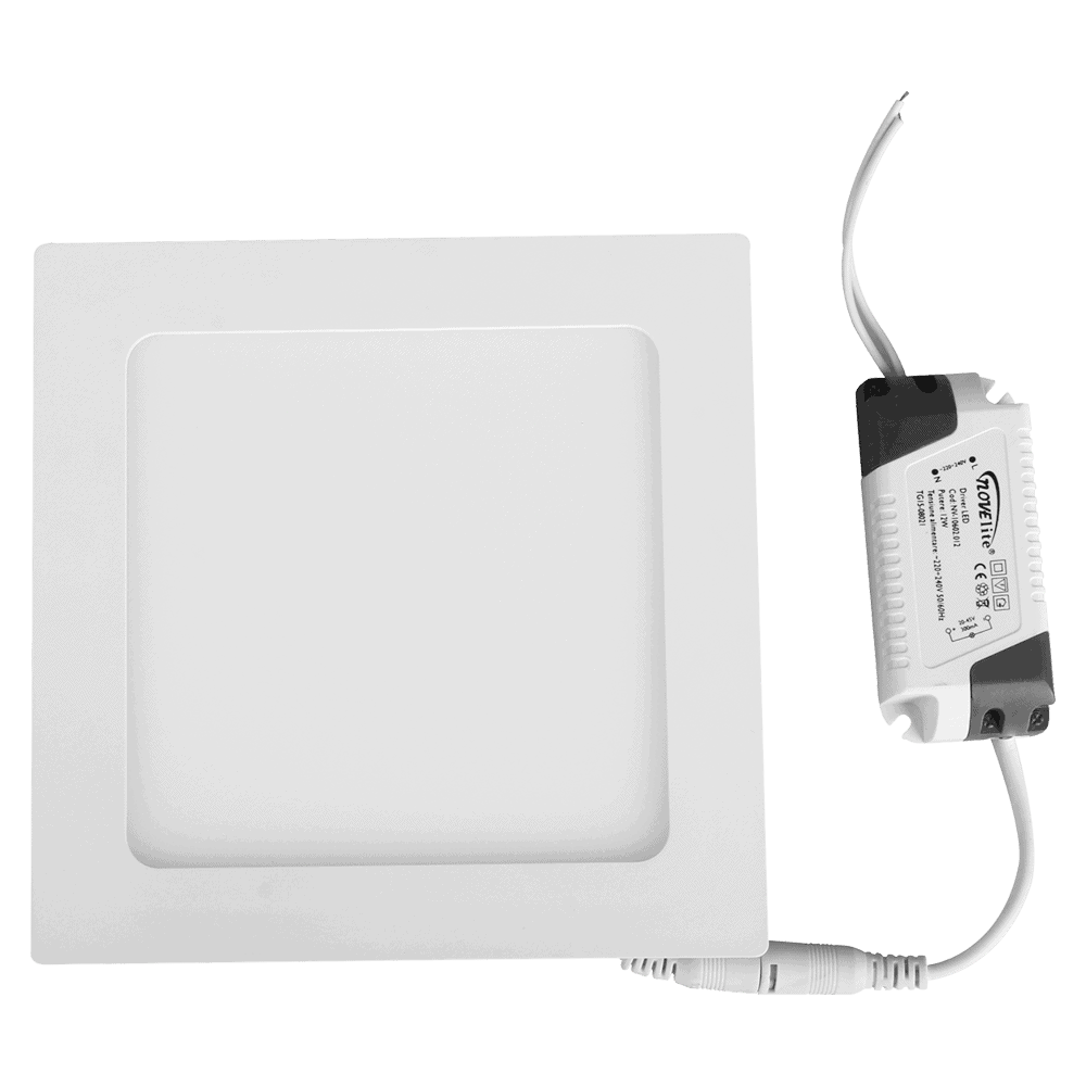 Spot încastrat PATRAT LED 6W 2700K alb 105X105