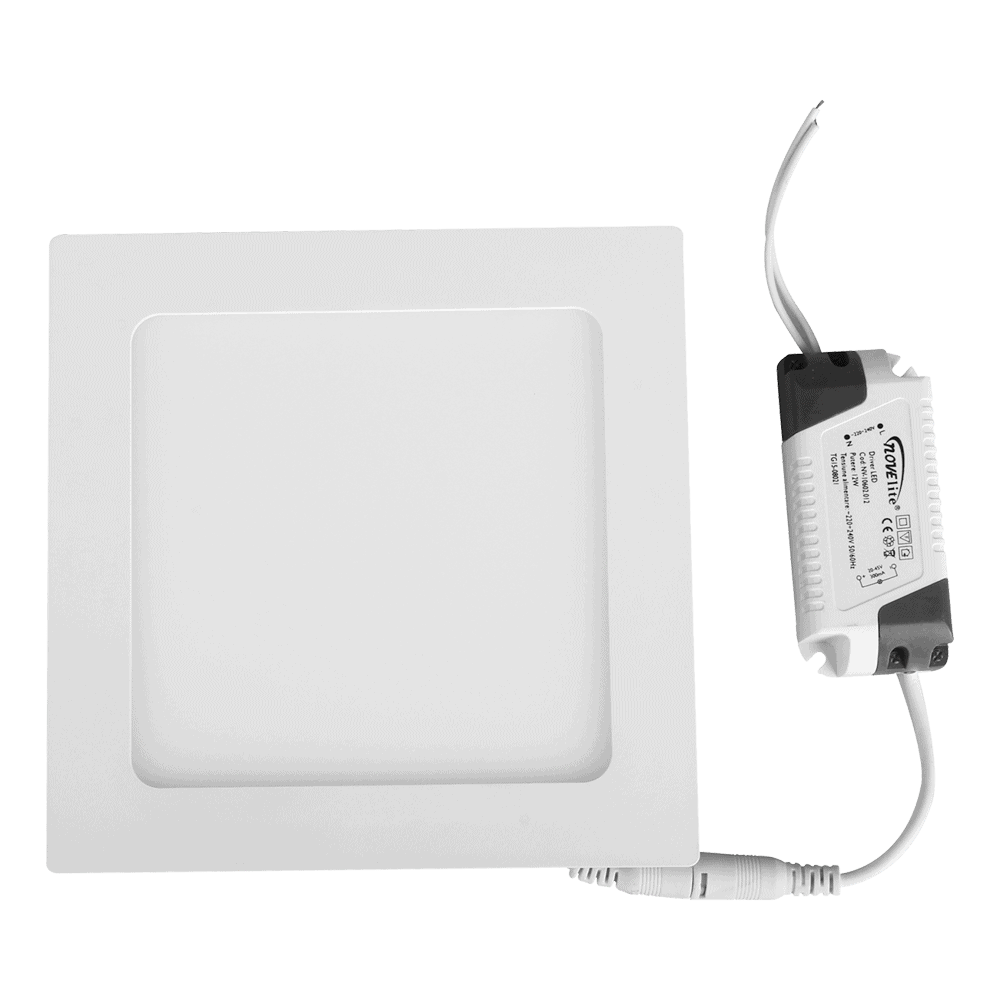 Spot încastrat PATRAT LED 20W 2700K alb NV-3103