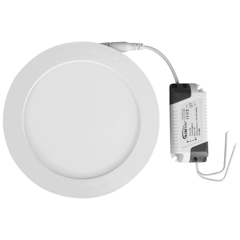 Spot încastrat rotund LED 12W 2700K alb 165X155