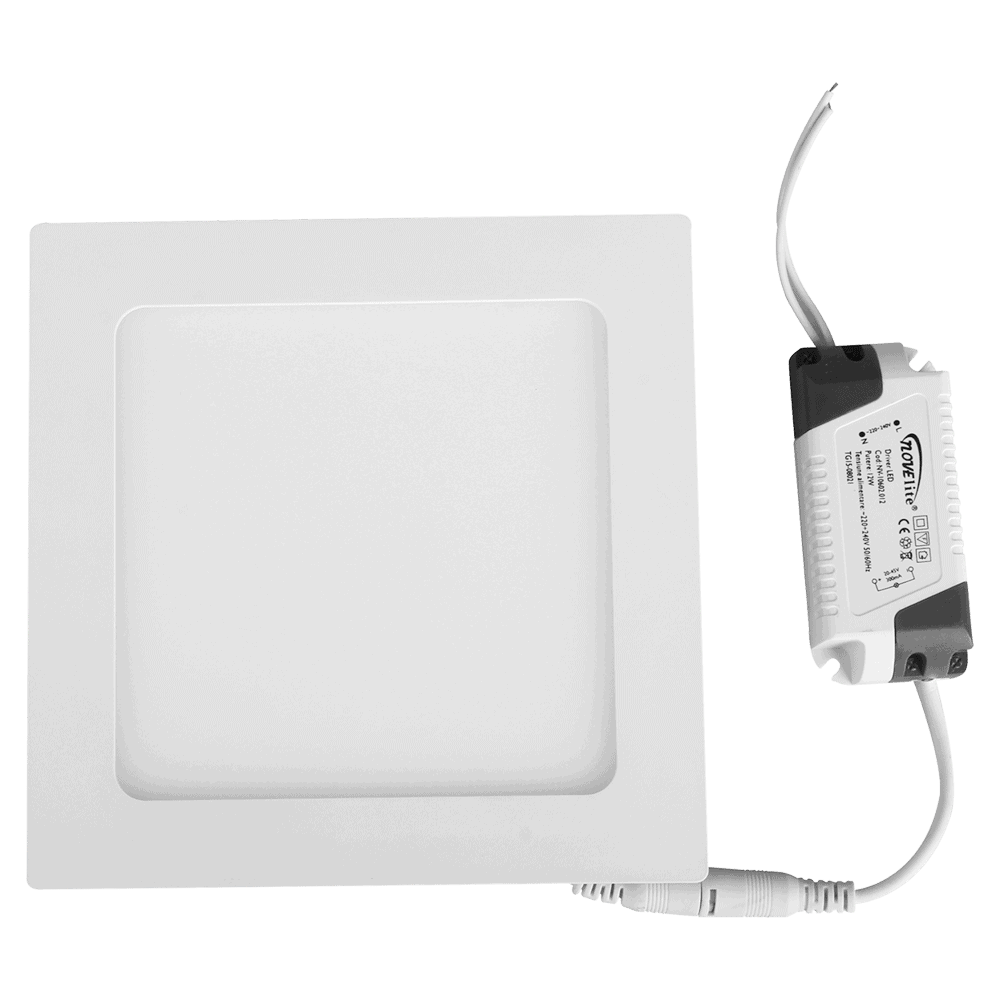 Spot încastrat PATRAT LED 6W 6400K alb 105X105