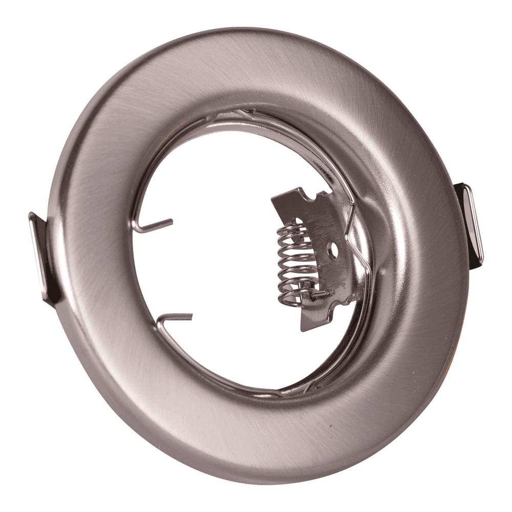 Ramă spot rotund crom-satin GU10 Ø80(Ø55) fără sursă