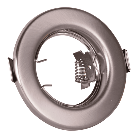 Ramă spot rotund crom-satin GU10 Ø80(Ø55) fără sursă