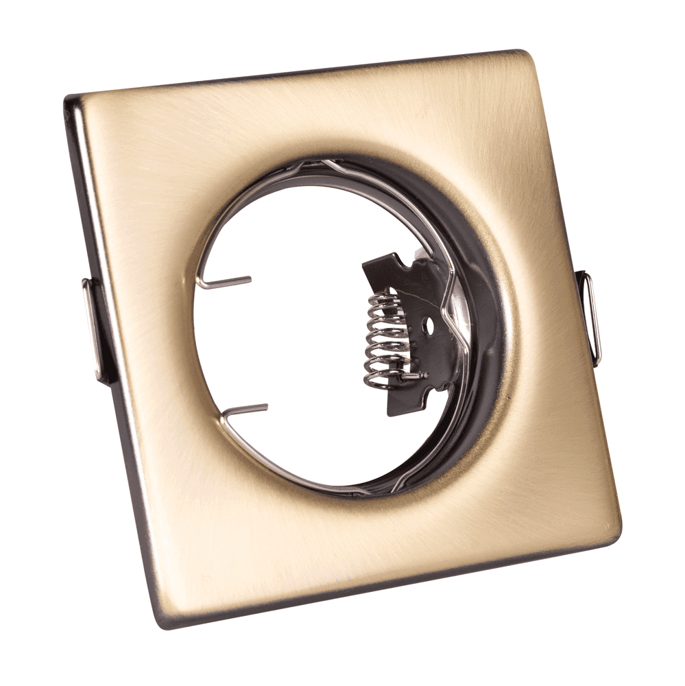 Ramă spot pătrat bronz-antic GU10 80x80x55 fără sursă