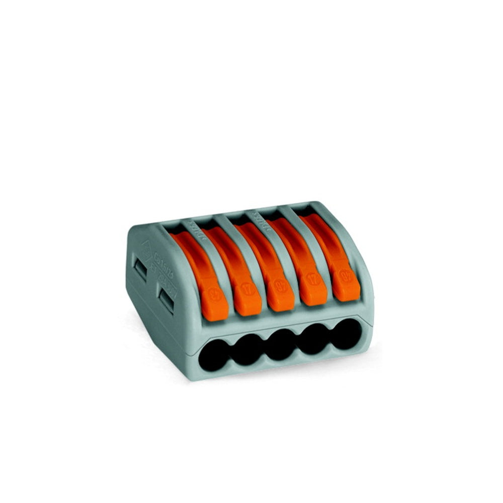 Clemă de legătură cu pârghii 5 conductoare max. 4mm² 32A, Wago