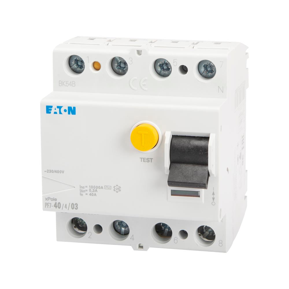 Întrerupător Diferențial 40A 4P 10kA 300mA, Eaton