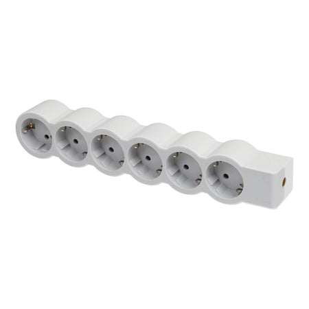 Grup 6 prize Schuko IP20 alb-gri, Legrand