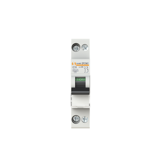 Întrerupător automat 10A 1P+N 4.5kA curbă B, ABB SN201-L