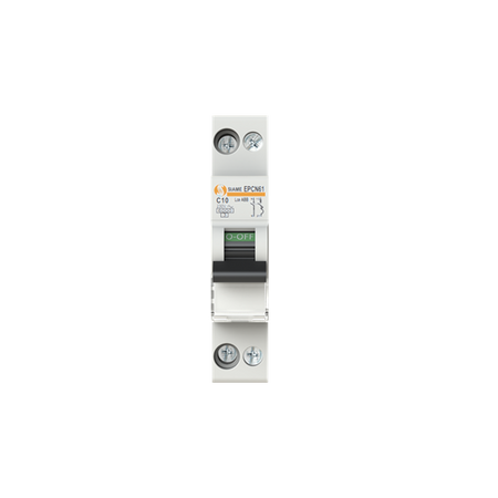 Întrerupător automat 10A 1P+N 4.5kA curbă B, ABB SN201-L