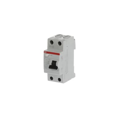 Întrerupător diferențial (RCCB) 25A 2P 6kA 30mA, ABB