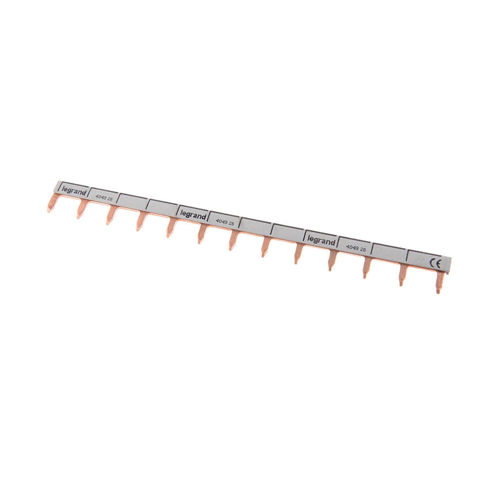 Bară de alimentare pieptene 1P+N, 13 module, 63A, Legrand